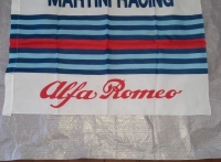 BANDIERA  MARTINI  RACING  ALFA ROMEO.